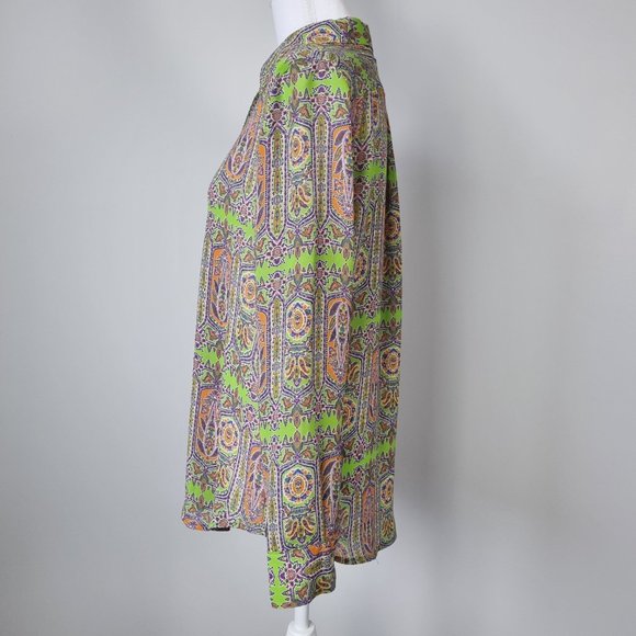 Chaps EST 1978 Women's Print Shirt Size M - Picture 4 of 12